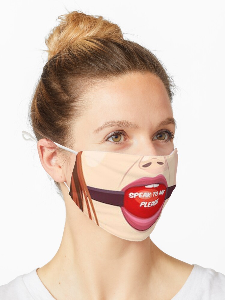 Speak to me Please Ball Gag Mouth Mask for Sale by ThatMerchStore
