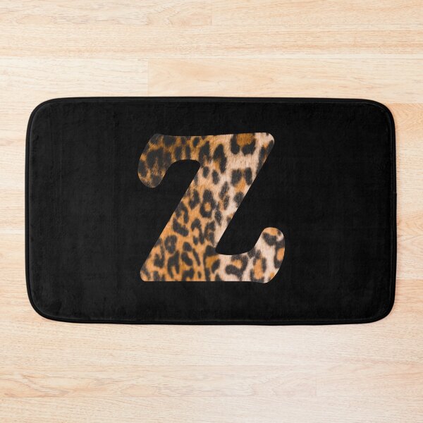 Item preview, Letter Z leopard print designed and sold by ColorsHappiness.