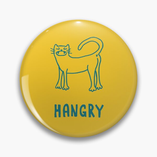Item preview, Hangry Cat on Yellow designed and sold by dotico.
