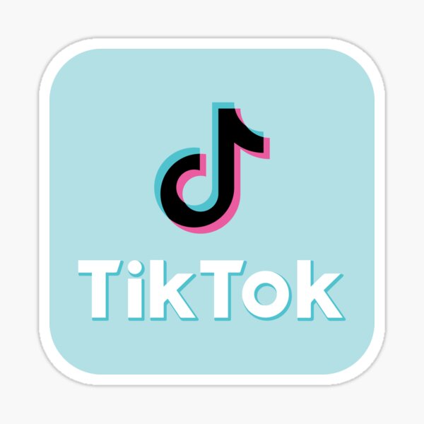 Blue Tiktok Logo Gifts Merchandise Redbubble - icon roblox logo pastel blue