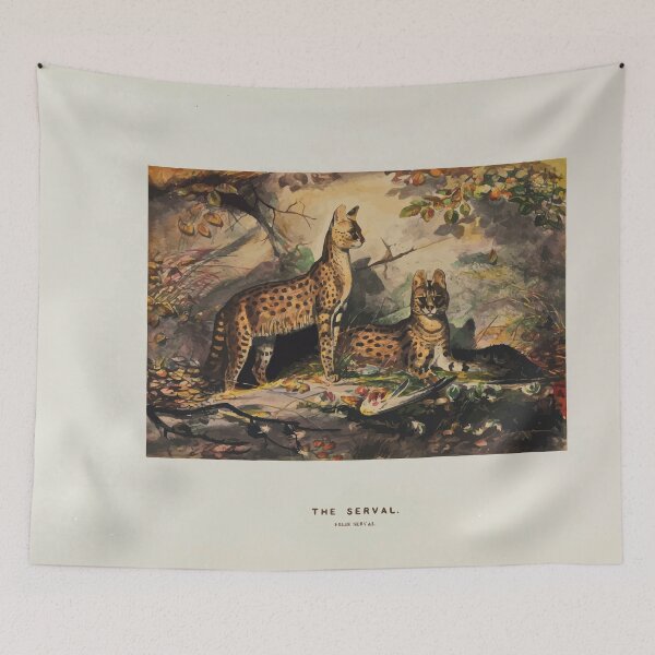 Item preview, Zoological sketches by Joseph Wolf 1861 to 1867 008 The Serval designed and sold by WetdryvacRB01.