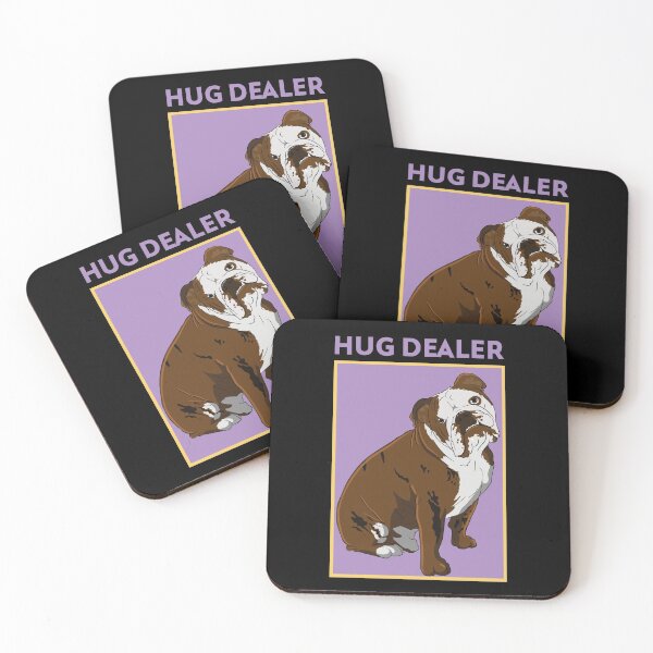 Item preview, Hug Dealer English Bulldog Hand Drawn designed and sold by mikels.