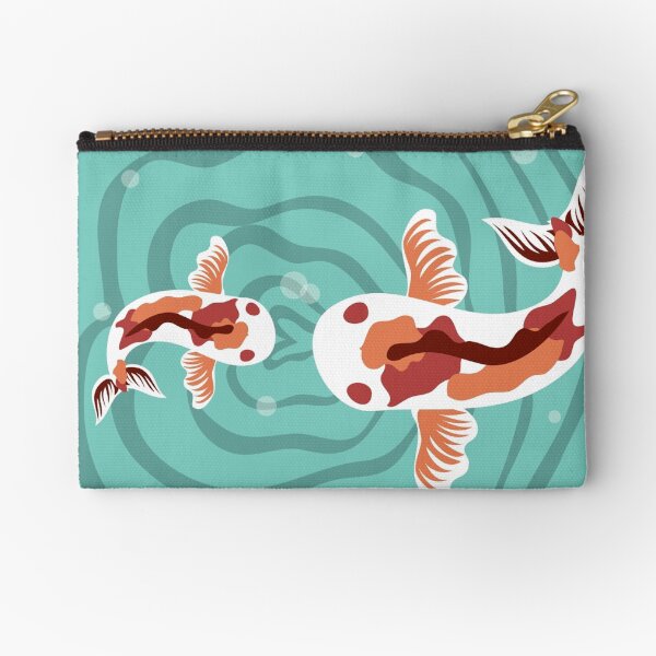 JewelLeen Koi Zipper Pouch