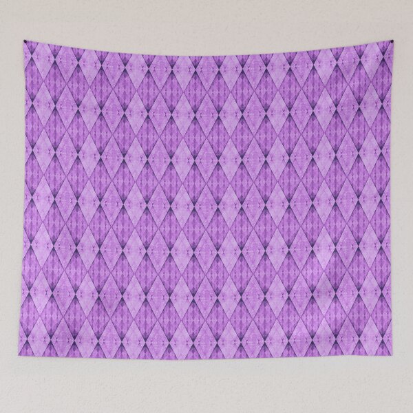 Item preview, Purple Diamonds Argyle Pattern designed and sold by everything4eva.
