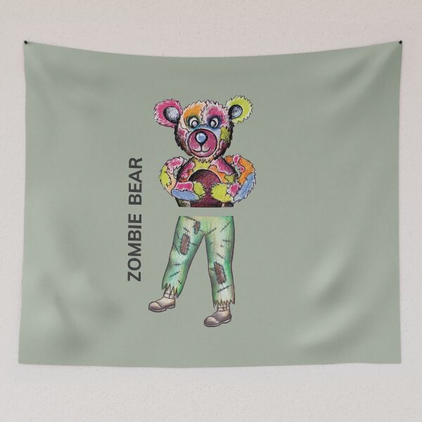 Item preview, ZOMBIE BEAR by FrankenDuo washed green designed and sold by FrankenDuo.