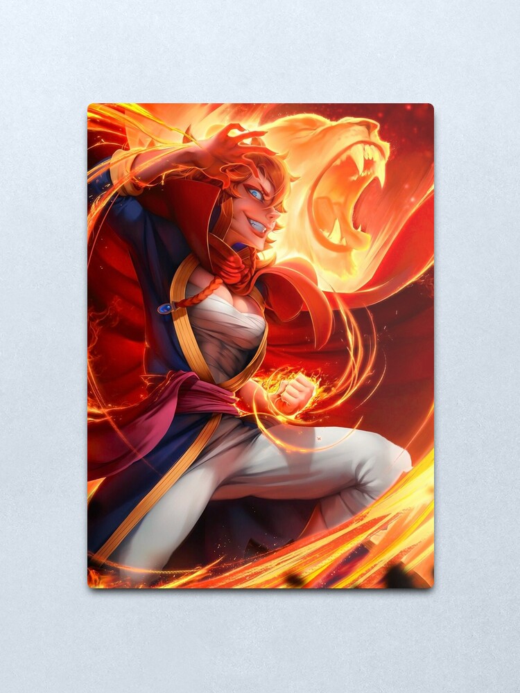 Alternate view of Black Clover Mereoleona Metal Print