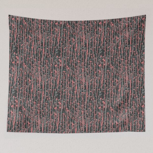 Item preview, Grey Autumn Flower Stems designed and sold by Claire Wall Designs.