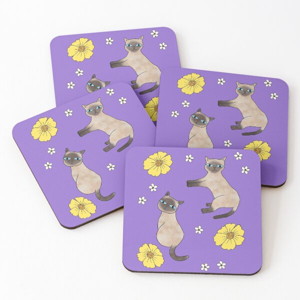 Item preview, Cute Siamese Cats designed and sold by KittyCatsJoy.
