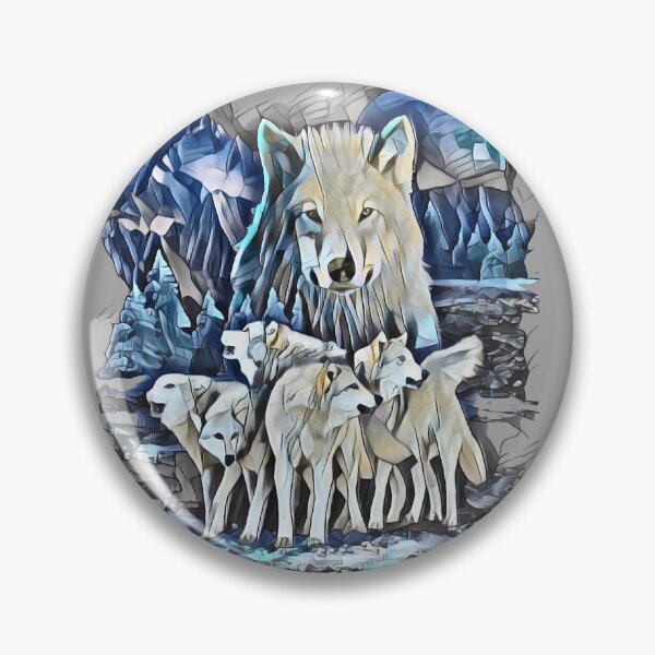 Item preview, Wild Wolf Moon Snow Scene designed and sold by aronia.