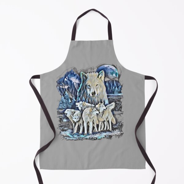 Item preview, Wild Wolf Moon Snow Scene designed and sold by aronia.
