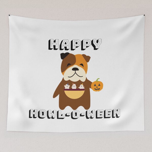 Item preview, HALLOWEEN DOG MEME,HAPPY HOWL-O-WEEN designed and sold by 3Akshithaa.