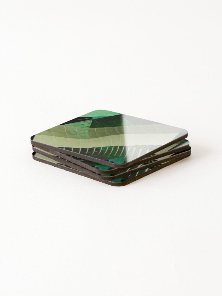 Thumbnail 4 of 5, Coasters (Set of 4), Very Vert designed and sold by Rosh.