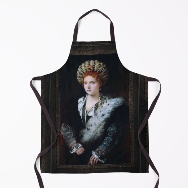 Item preview, Portrait d`Isabella d`Este by Tiziano Vecellio Old Masters Classical Fine Art Reproduction designed and sold by Xzendor7 Digital Art Creations.