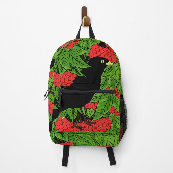 Item preview, Blackbird in Red Berries designed and sold by katemargoli.