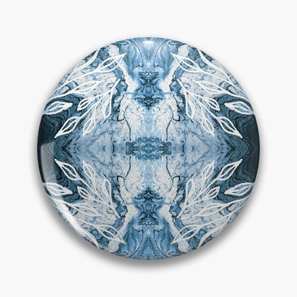Item preview, Patrón azul claro con hojas y flores. designed and sold by EnfinityDesign.