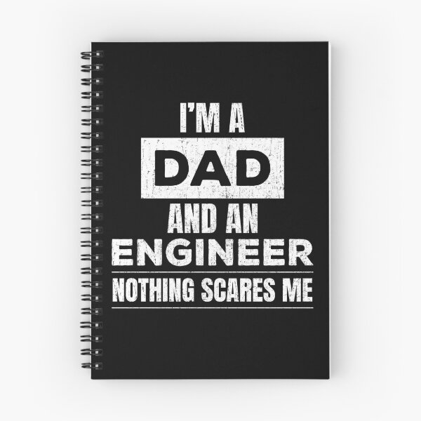 Item preview, I'm A Dad And An Engineer Nothing Scares Me designed and sold by Sardine Designs.