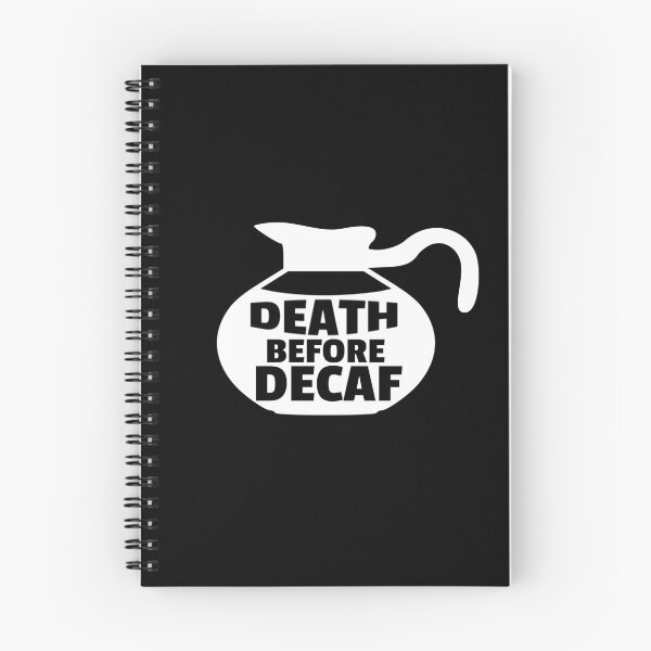 Item preview, Death Before Decaf Coffee Anti-Decaf Pot designed and sold by jacks-tees.
