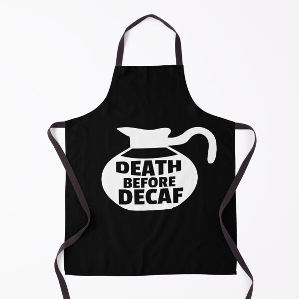 Item preview, Death Before Decaf Coffee Anti-Decaf Pot designed and sold by jacks-tees.