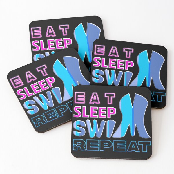 Item preview,  EAT SLEEP SWIM REPEAT designed and sold by Ralek.