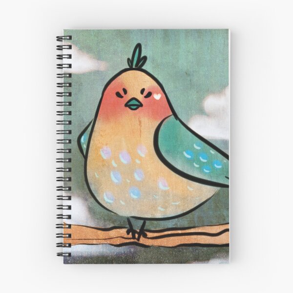 Item preview, Cute Grumpy Bird designed and sold by Natalie Viola .