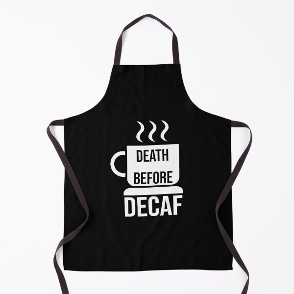 Item preview, Death Before Decaf Coffee Anti-Decaf Steaming Cup designed and sold by jacks-tees.