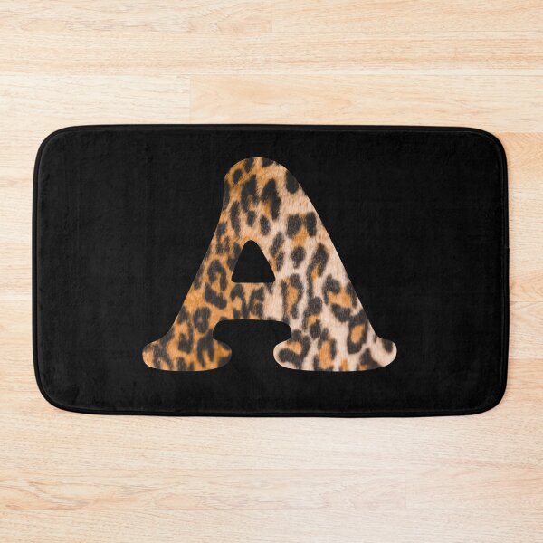 Item preview, Letter A leopard print designed and sold by ColorsHappiness.