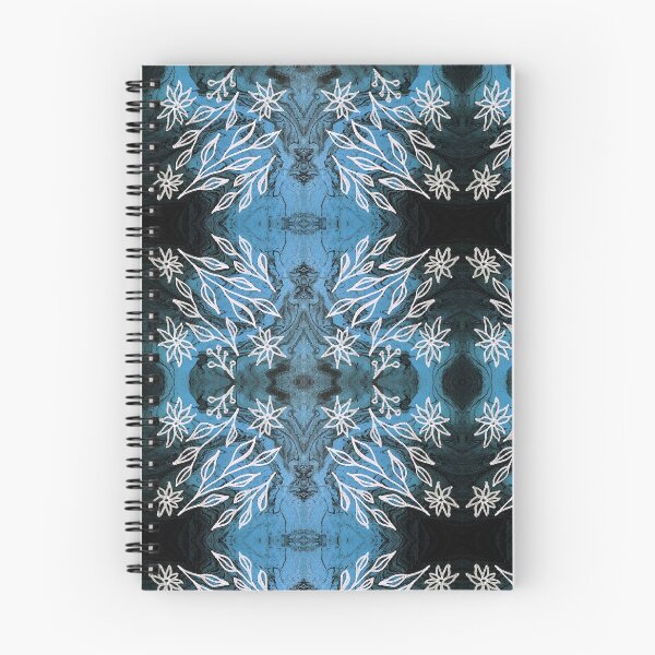 Item preview, Patrón azul con hojas y flores. designed and sold by EnfinityDesign.