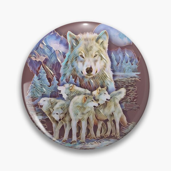 Item preview, Wolf Pack Snow Scene Adventure designed and sold by aronia.