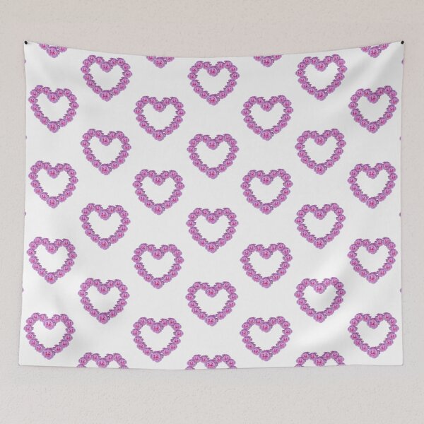 Item preview, Pink English Rose Heart designed and sold by TeeandToast.