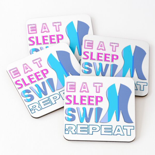 Item preview,  EAT SLEEP SWIM REPEAT designed and sold by Ralek.