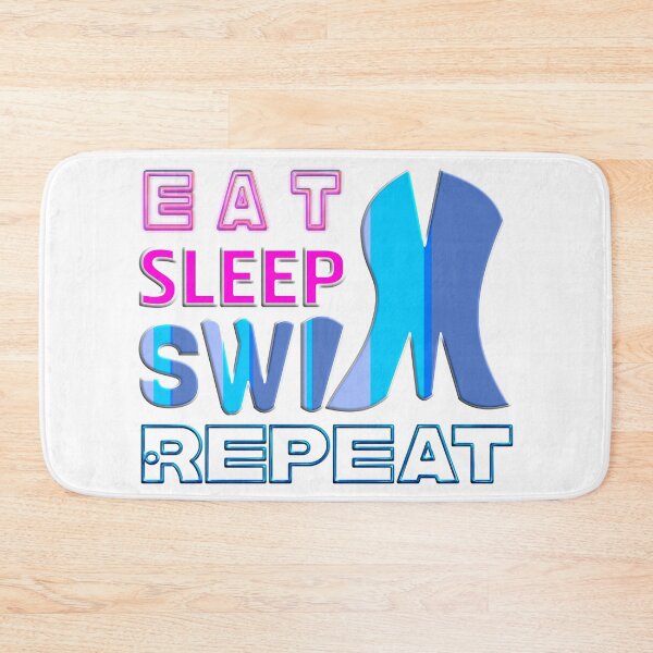 Item preview,  EAT SLEEP SWIM REPEAT designed and sold by Ralek.