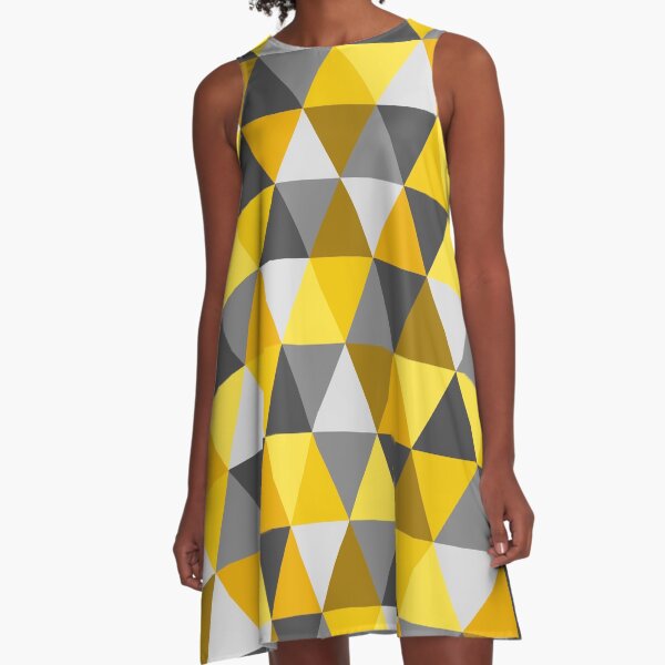 Grey and yellow clearance dresses