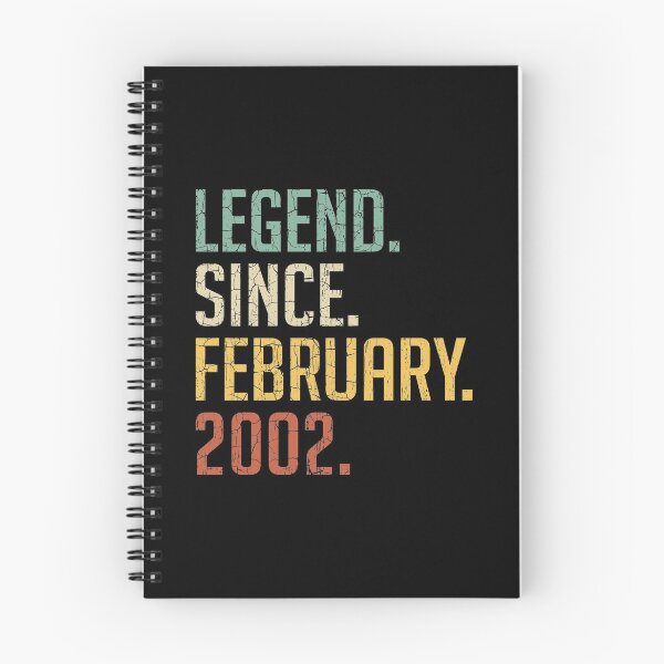Item preview, Legend Since February 2002 19th Birthday Gift 19 Years Old Vintage February 2002 designed and sold by Takatv.