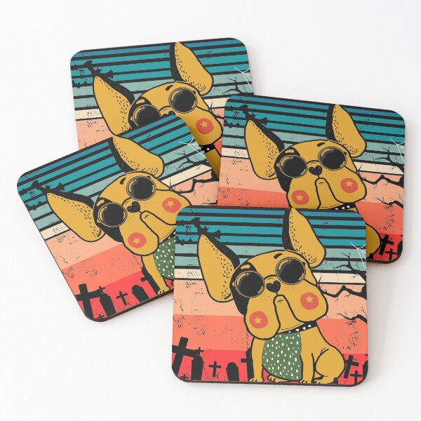 Item preview, Stylish Dog on Vintage sunset designed and sold by Ribsa.