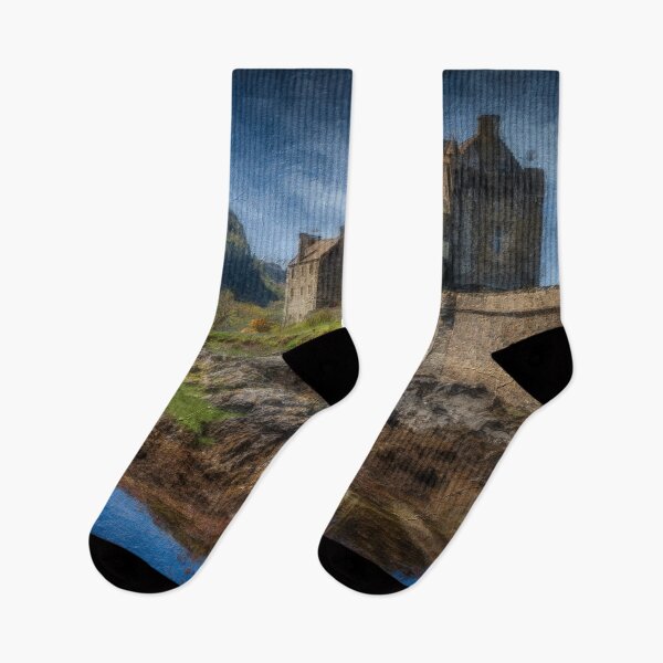 Item preview, Eilean Donan Castle Scotland Digital Art designed and sold by Barrie Tumbridge.