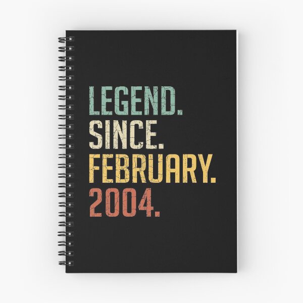 Item preview, Legend Since February 2004 17th Birthday Gift 17 Years Old Vintage February 2004 designed and sold by Takatv.