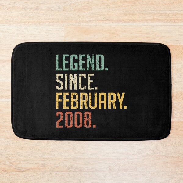 Item preview, Legend Since February 2008 13rd Birthday Gift 13 Years Old Vintage February 2008 designed and sold by Takatv.