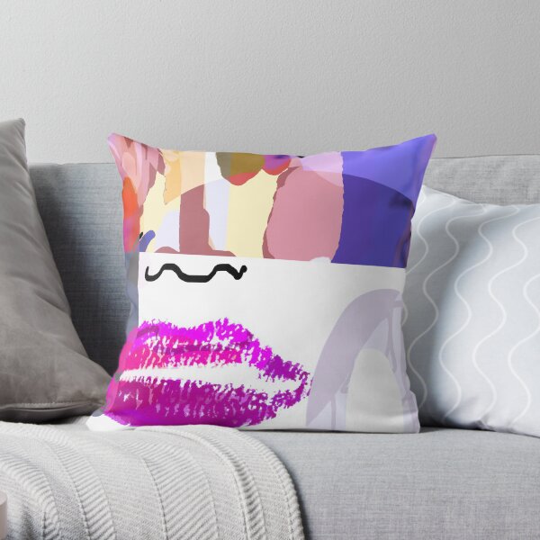 M Throw Pillow