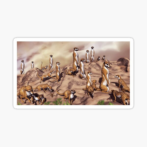 Meerkat Manor Sticker