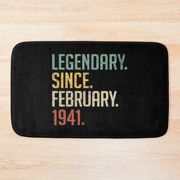 Item preview, Legendary Since February 1941 80th Birthday Gift 80 Years Old Vintage February 1941 designed and sold by Takatv.