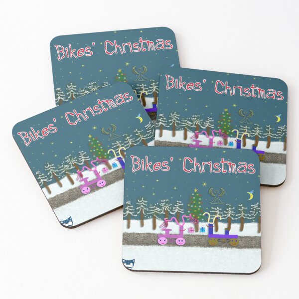 Item preview, Bikes' Christmas (Bike Stories Book 5) by Cecília Vizvári and Szilvió Vizvári designed and sold by Watercastle Tale Works.