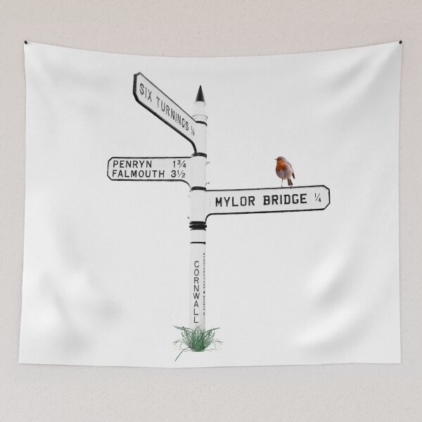 Item preview, Cornish Signpost Rose Hill To Six Turnings Mylor Bridge designed and sold by Terri Waters Photography & Design.