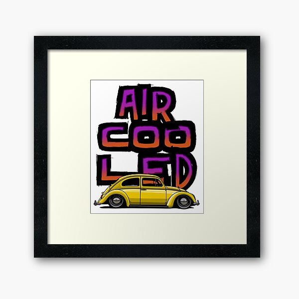 Aircooled nation Framed Art Print