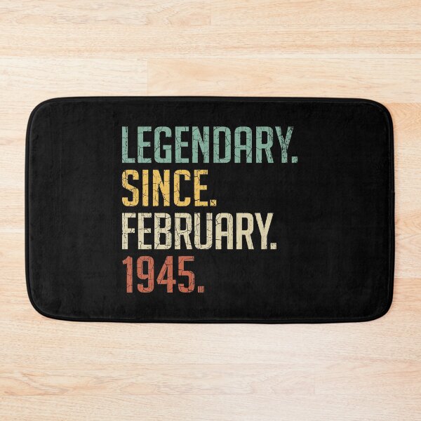 Item preview, Legendary Since February 1945 76th Birthday Gift 76 Years Old Vintage February 1945 designed and sold by Takatv.