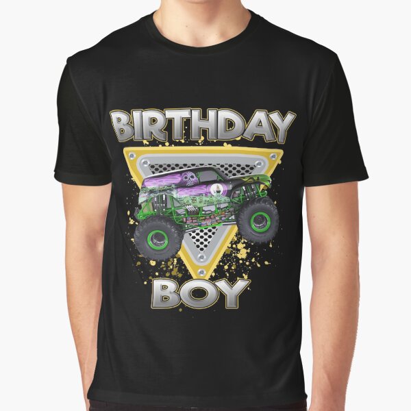 monster jam birthday shirt