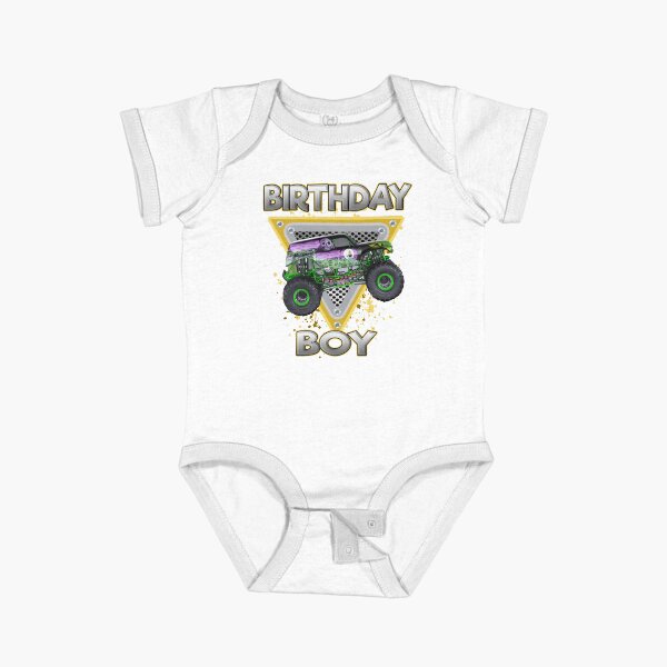 Vista previa del artículo con la obra «Cumpleaños Niño Monster Truck Fiesta de cumpleaños Tema Monster Truck Jam Regalo», diseñado y vendido por OurBestBuys.