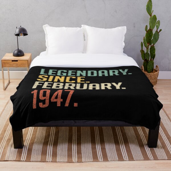 Item preview, Legendary Since February 1947 74th Birthday Gift 74 Years Old Vintage February 1947 designed and sold by Takatv.