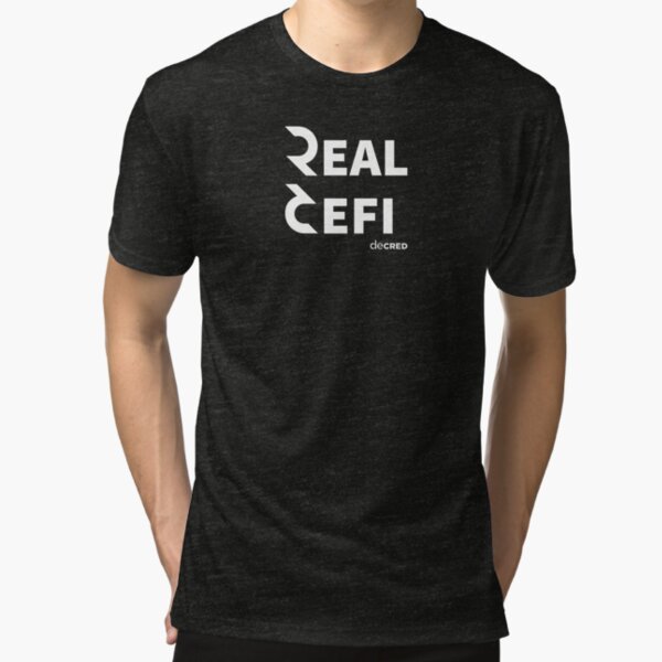 Decred Real Defi v1 Tri-blend T-Shirt