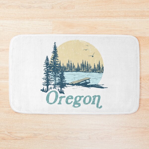 Item preview, Vintage Oregon Dock By A Lake In The Woods designed and sold by GreatLakesLocal.
