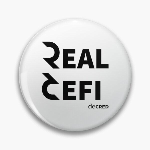 Aperçu de l'œuvre Decred Real Defi © v2 (Design horodaté par https://timestamp.decred.org/) créée et vendue par OfficialCryptos.